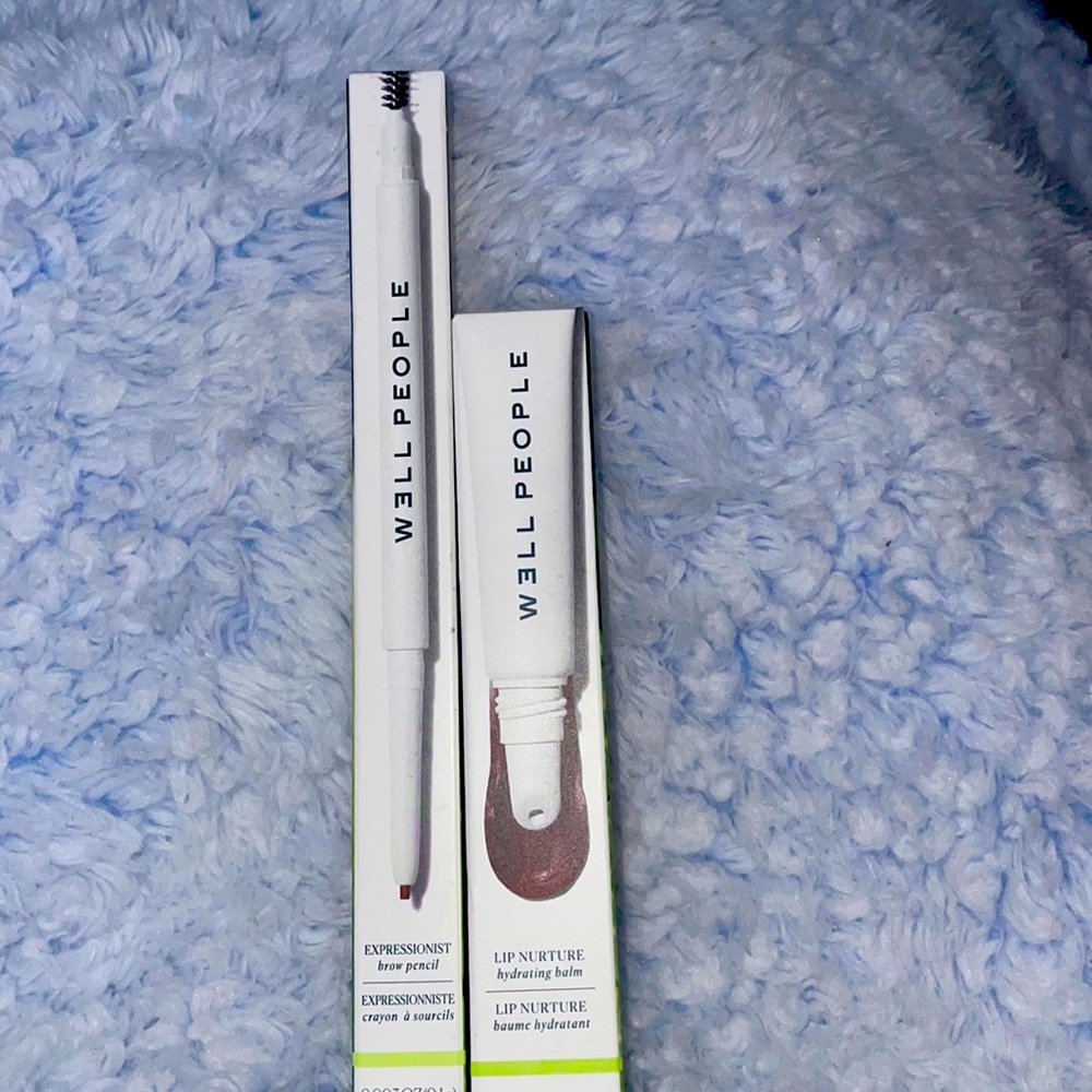 NEW WELL PEOPLE BROW PENCIL & HYDRATING BALM